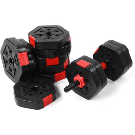 Ensemble D'haltères Avec Bielle Réglable 15kg Body Training Home Gym (1/5)