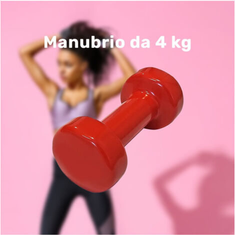 Haltère Simple En Vinyle De 4 Kg Pour Salle De Musculation à Domicile (1/2)