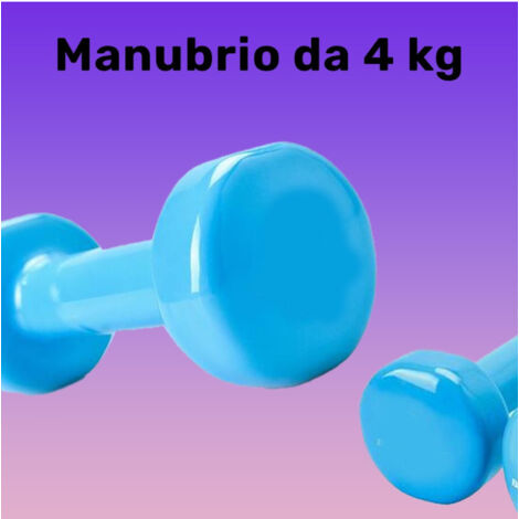 Haltère Simple En Vinyle De 4 Kg Pour Salle De Musculation à Domicile (1/2)