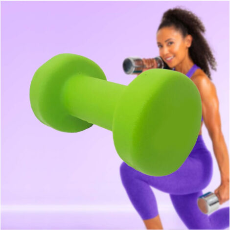 Haltère Simple En Vinyle De 5 Kg Pour Salle De Gym à Domicile (1/3)