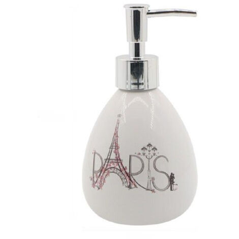 INSCRIPTION PARIS DISTRIBUTEUR DE SAVON LIQUIDE ACCESSOIRE DE SALLE DE BAIN 87035 (1/2)
