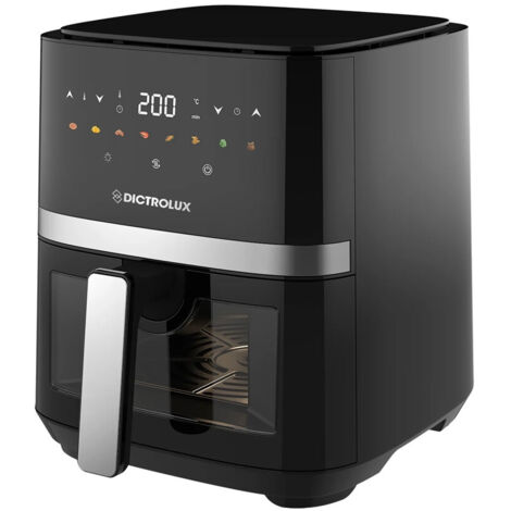 Fryer Air 5 Litres De 1450 Watt Led Affiche Touchez 8 Programmes De Cuisson Avec Fenêtre (1/3)