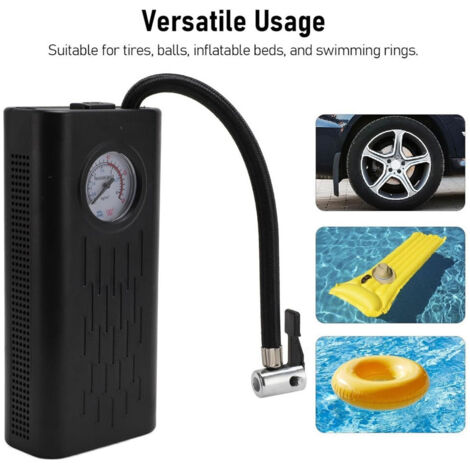 Gonfleur Électrique Pneus 7500mAh 150PSI - 5 Modes Pour Voiture, Moto, Vélo Et Ballons