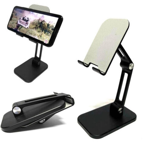 Support De Table Pour Tablette Téléphone Portable Universel 3 Articulations Réglables (1/5)