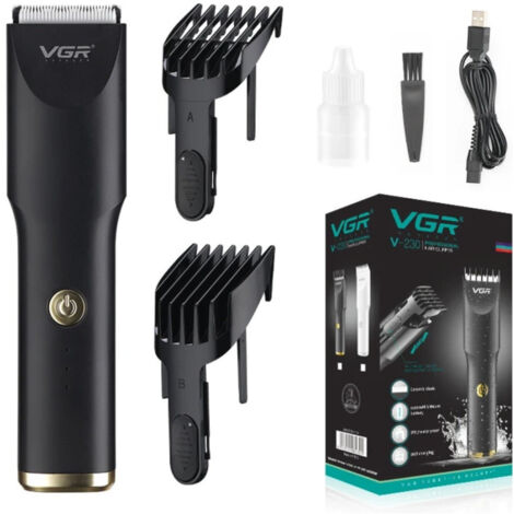Tondeuse A Barbe Professionnelle Rechargeable Impermeable Usb Vgr V230 (1/5)