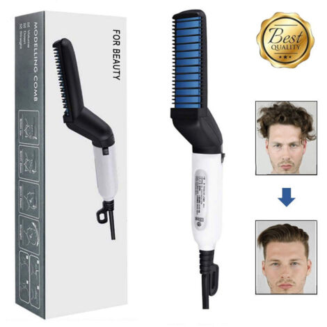 Peigne électrique Brosse Professionnelle Pour Cheveux Raides Et Bouclés Multifonctionnelle