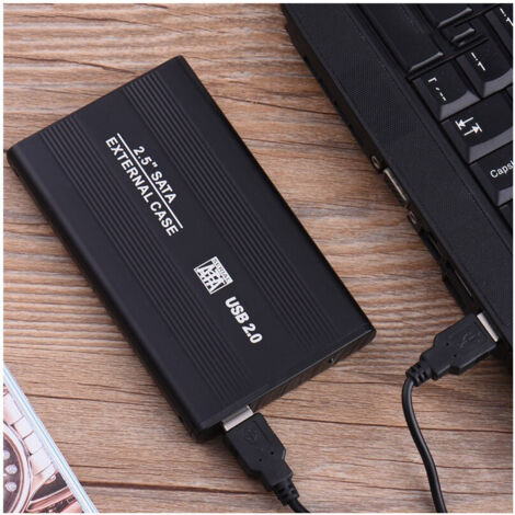 Support Externe De Boîtier De Boîtes Pour Disque Dur Hdd 2.0 Lecteur Portable Usb 2.0 (1/5)