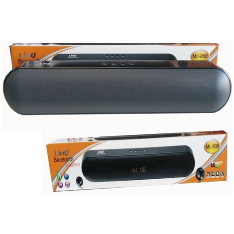 Enceinte Bluetooth Sans Fil 3d Radio Lecteur Microsd Usb Linq Ml-800 (1/2)