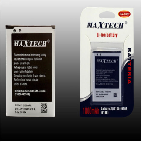 Batterie Interne De Remplacement Pour Smartphone Samsung Galaxy S2 Maxtech Pa-t007
