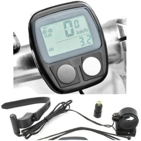 Mini Ordinateur De Vélo Compteur De Vitesse Odomètre 14 En 1 Sport Time (1/2)