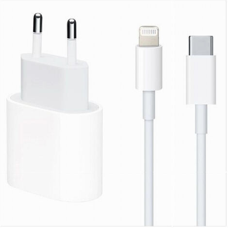 Kit Chargeur De Batterie Lightning Cable 20 Watt 3000ma Smartphone Ca-s047 (1/3)