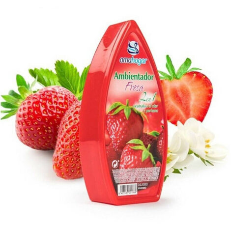 Lot De 12 Déodorants D'ambiance En Gel Absorbant Les Odeurs Parfum Fraise (1/2)