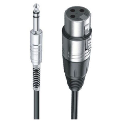 Câble D'extension Audio Jack 6,5 Mm Vers Xlr Femelle Pour Microphone 10 Mètres Jxlr-08 (1/3)