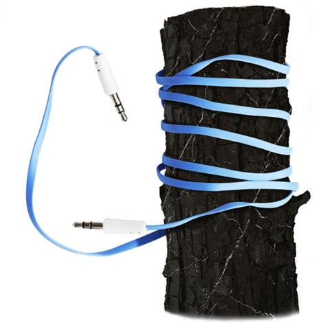 Aux3.5mm Am-am Simply Anti-tangle Acoustic Cable For Smartphones Maxtech Aux-2pin (1/2)