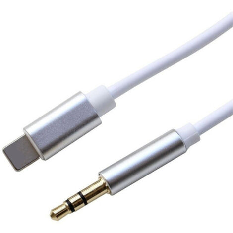 Câble Adaptateur Audio Iphone 7 Et 7 Plus Aux Jack Lightning Vers 3.5 Mm Male (1/2)