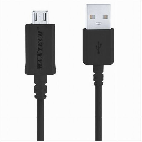 Cable Chargeur Micro Usb 2.5mt Synchronisation Des Donnees Pour Smartphones Maxtech F-s023 (1/4)