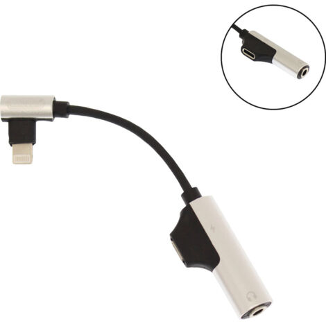 Adaptateur Smart 3-en-1 Charge Rapide Lightning Aux Headphone Q-a185 (1/5)