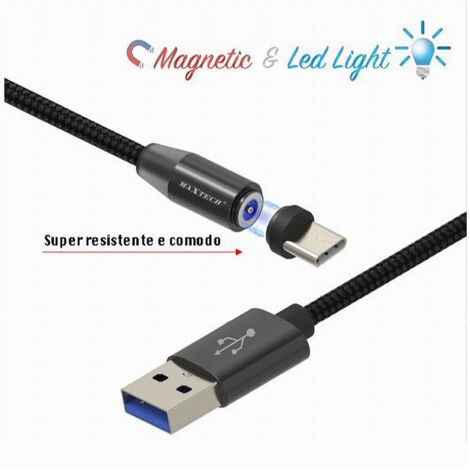 Câble Magnétique De Chargement De Données Pour Huawei 1mt Type-c Connector Maxtech F-tc012 (1/5)