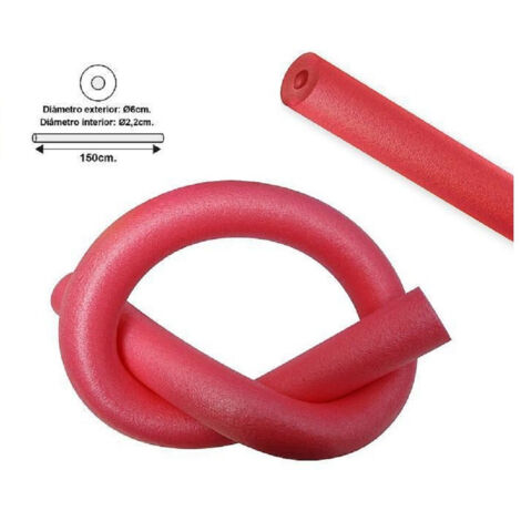 Tuyau Flottant Pour Piscine ø 6x150 Cm Rouge Pour Jeux D'eau Exercices 062899r (1/5)