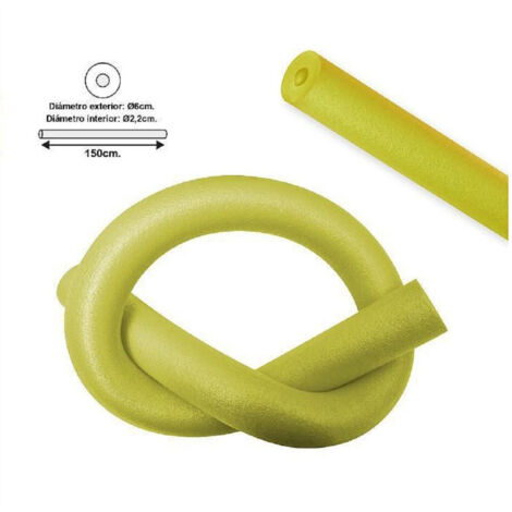 Tuyau Flottant Pour Piscine ø6x150cm Jaune Pour Jeux D'eau Exercices 062899a (1/5)