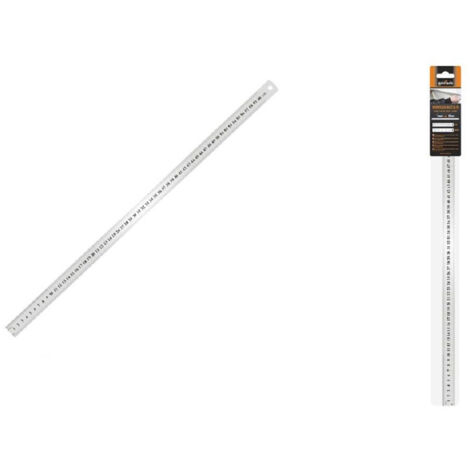 Règle Métal Inox 1 Mm à 60cm Règle Marquage Cm Pouce 97765 (1/2)