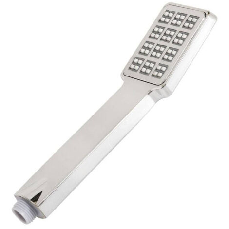 Bras De Douche Pommeau De Douche Rectangulaire Jets Chromés (1/2)