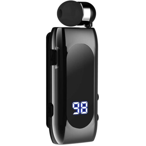 Casque Intra-auriculaire Sans Fil Bt5.2 Clip Mains Libres Rétractable Stéréo Avec Microphone K55 (1/5)