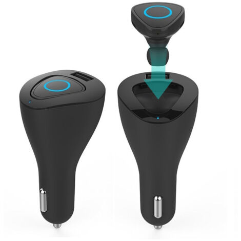 Oreillette Bluetooth Mini Microphone Usb Wifi Chargeur De Voiture Pour Smartphone (1/5)