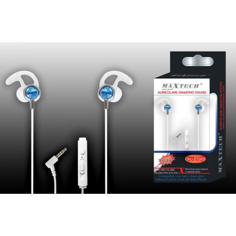 écouteurs Diamant Pour Smartphones Microphone De Voyage Maxtech Au-5t003 (1/3)