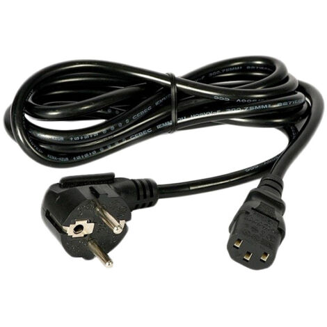 Câble D'alimentation Avec Fiche Italienne à Trois Broches Moniteur Pc Vers Imprimante (1/2)