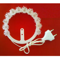 Tasses Décoratives électriques Avec Pois Et/ou Couronne à Leds Pour Figurines -3.5 Volts Diamètre 14 Pisellini -