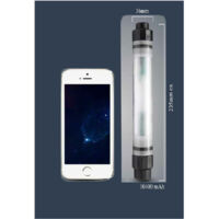 Lanterne Led Torche Portable Lampe D'urgence Rechargeable Usb Powerbank 10400mah