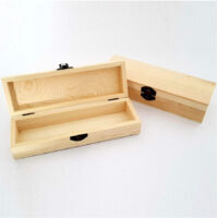 2 Pezzi Scatole Legno Portapenne Portagioie Rf7608 Rettangolare Cofanetto