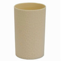Bicchiere Porta Spazzolini Da Denti Colore Beige Accessorio Arredo Bagno 79791