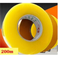 Rotolo Nastro Adesivo Per Imballaggi Trasparente 4,8cm X 200mt Doppio Metraggio