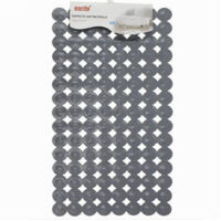 Tappetino Pvc Antiscivolo Pour Vasca Bagno Doccia 67.5x36 Cm Grigia 59612