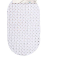 Tappeum For Antiscivolo 68x38cm Tappetino Vasca Da Bagno Bianco 54074