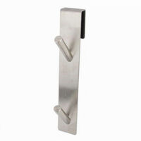 Gancio Doppio Per Porta Box Doccia Per Appendere Asciugamani Bagno 4x18 Cm 87766