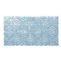 Tappeum Pvc Azzurro Avec Antiscivolo Vasca Bagno Doccia 67x36cm 87031