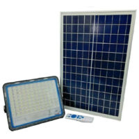 Lampione Stradale Solare Faro A Led 200w Con Pannello Solare Luce Fredda 58200