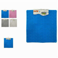 Tappeto Tappetino Pvc Antiscivolo Quadrato Per Vasca Bagno Doccia 50x50 Cm 59321