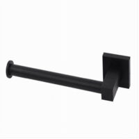 Porta Rotolo Per Carta Igienica Da Muro In Acciaio Nero Arredo Per Bagno 79982