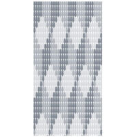 Store Fly Avec Plaques Pvc Bicolores Blanc-gris 120x230cm Tpl71 017346
