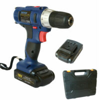 Avvitatore Trapano A Batteria 18v 2 Batterie Litio Ricaricabile In Valigetta