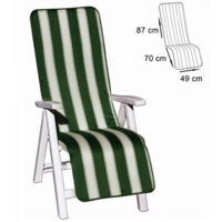 Cuscino Coprisedia Sedia Sdraio Giardino Schange Verde 157x49cm