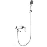 Kit Compley Rubinetto Miscelatore Vasca Da Bagno + Doccetta Cromato Luxury