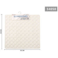 Tappen Tappetino Doccia Antiscivolo Quadrato 50x54cm Vasca Bagno 54050 Bianco