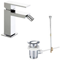 Rubinetto Miscelatore Quadrato Piletta Esy69023 Firenze Bagno Rubinetteria
