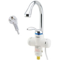 Rubinetto Miscelatore Caldaia Elettrico Acqua Calda Con Spina Cucina Bagno 3000w