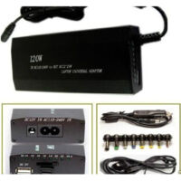 Alimentatore Universale 120w Notebook Pc Casa Auto Usb Universale 9 Adattatori